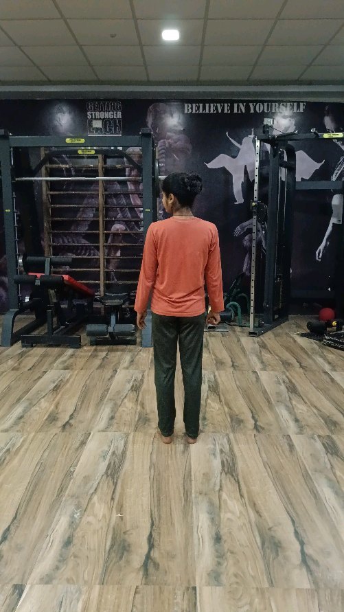 Yoga wheel stretch