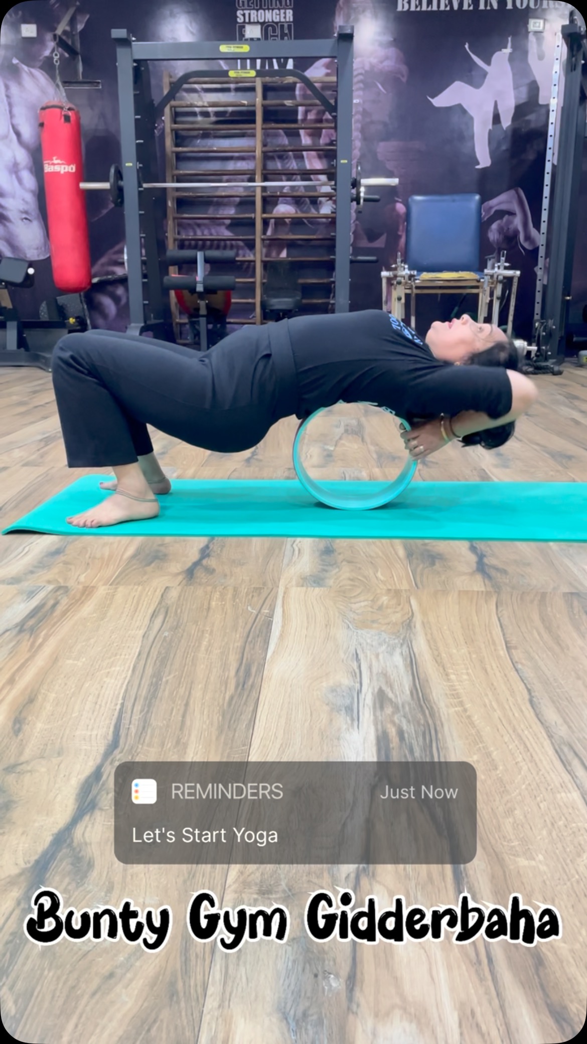Stretching workout