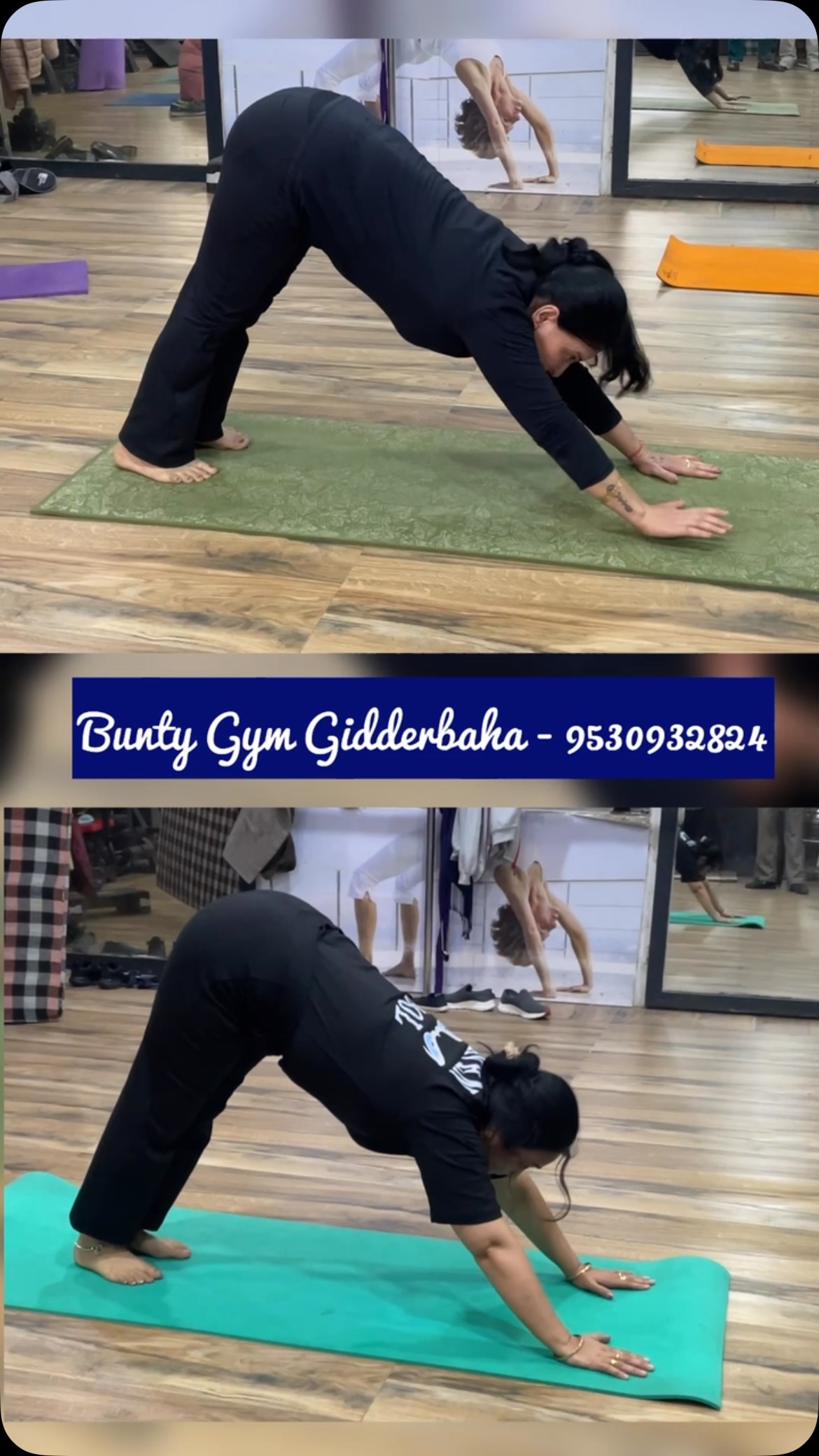 Yoga collage