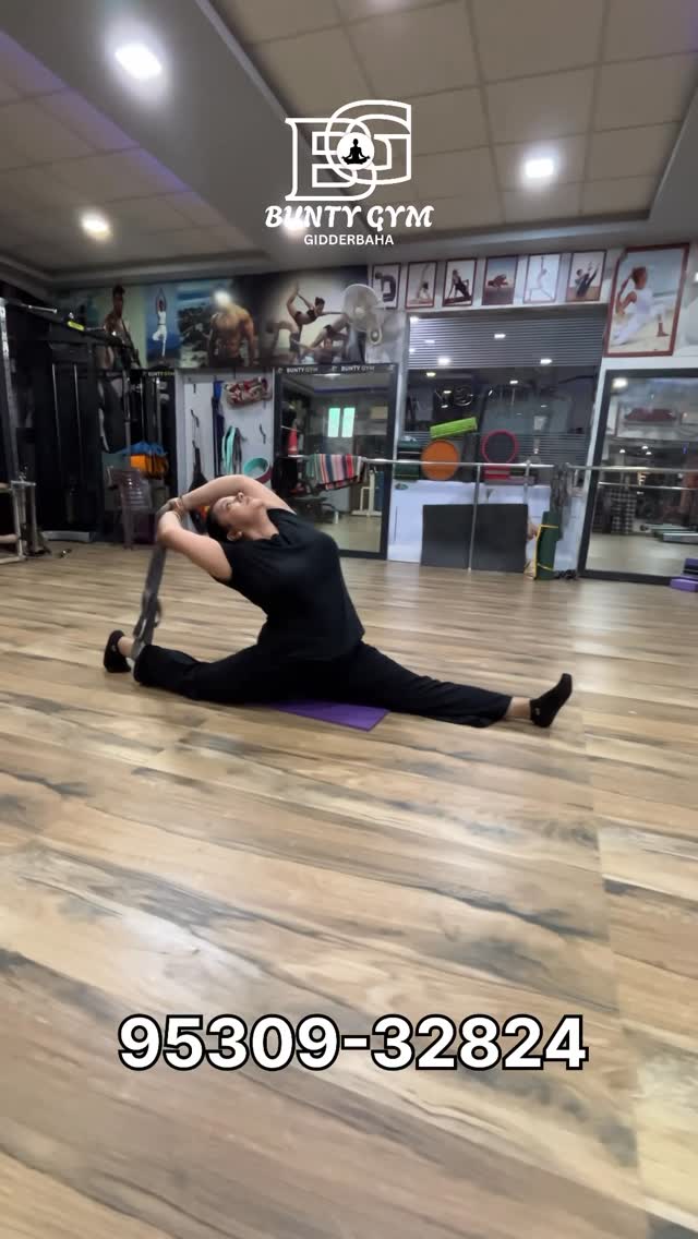 Advanced yoga split