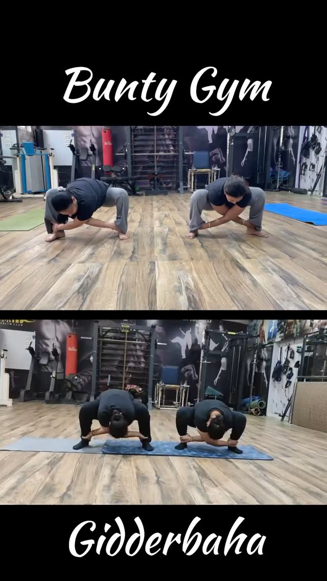 Yoga pose collage